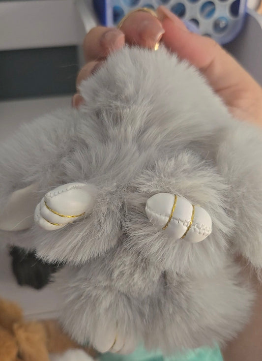 Floofy Bunny Keychain