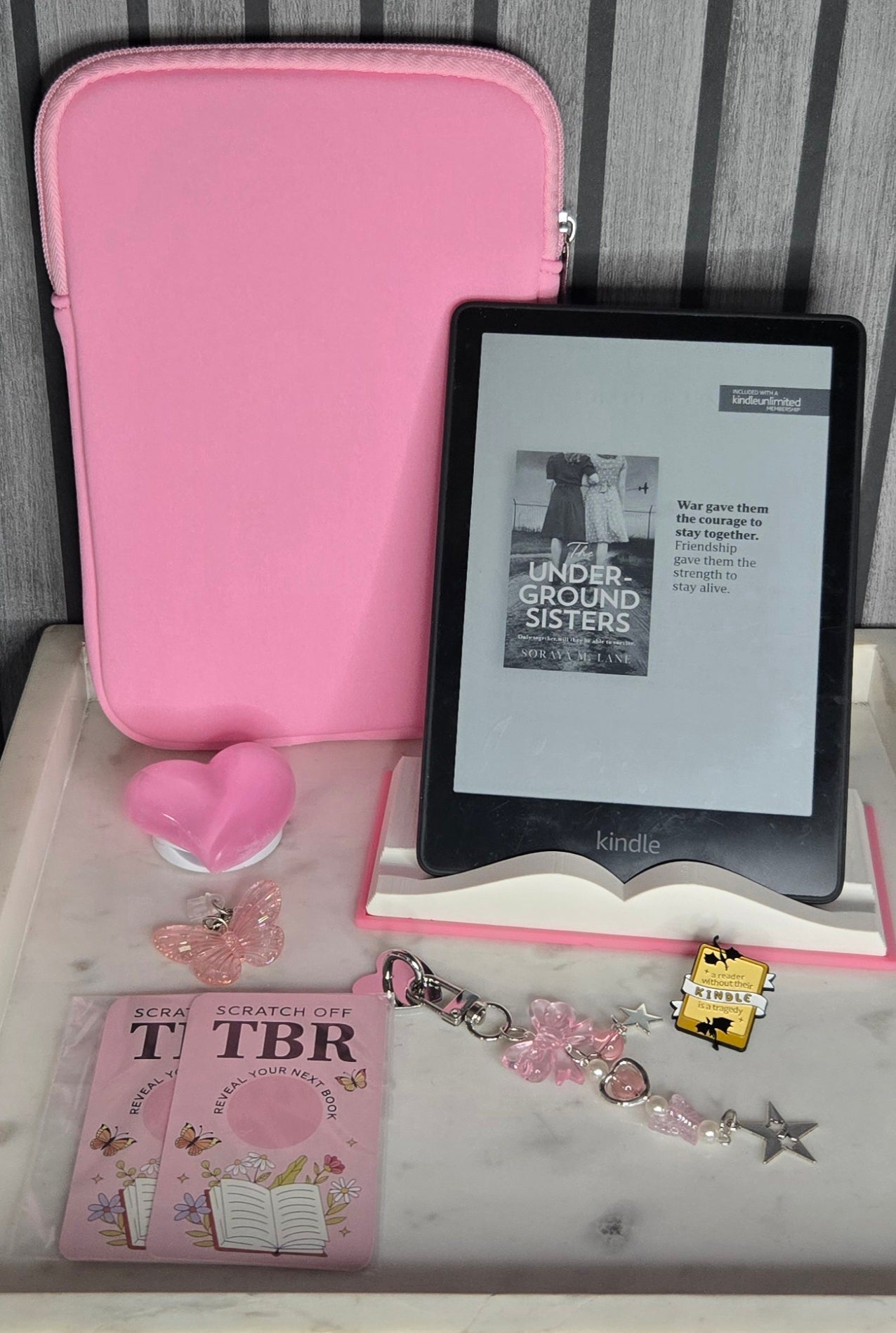 Pink E-reader Bundle